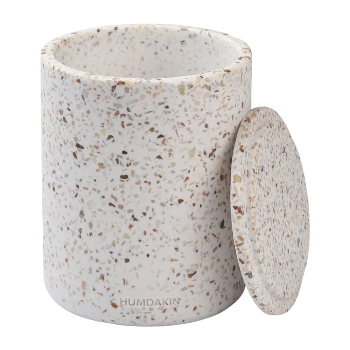 Humdakin Terrazzo vas med lock Ø13 cm - Red/Beige - Humdakin