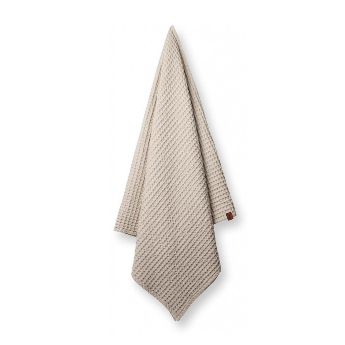 Humdakin Waffle handduk 55x80 cm Light stone | Skandinavisk Design | Handdukar | Beige