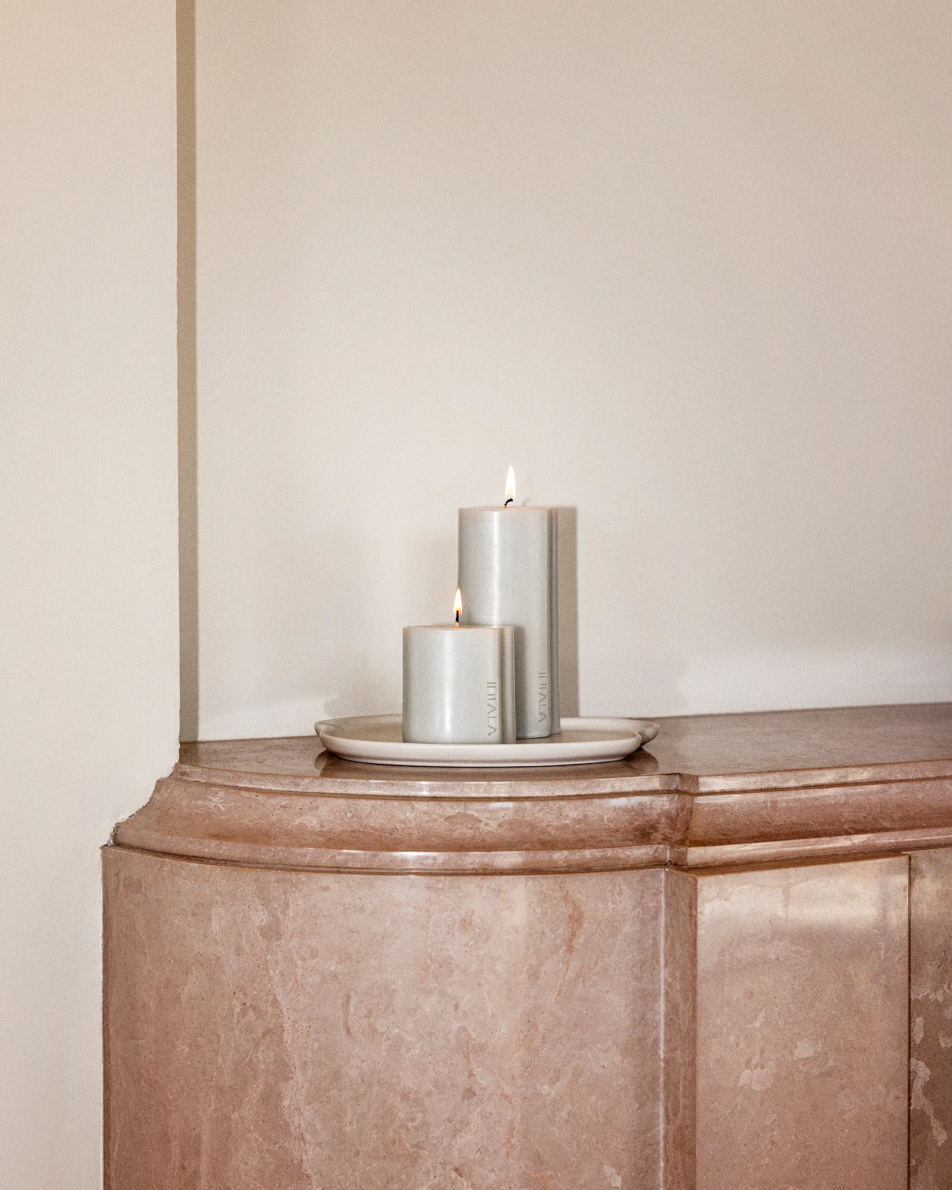 Aalto blockljus, Sand, 16 cm Iittala