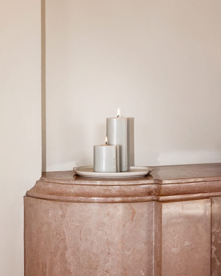 Aalto blockljus, Sand, 8 cm Iittala