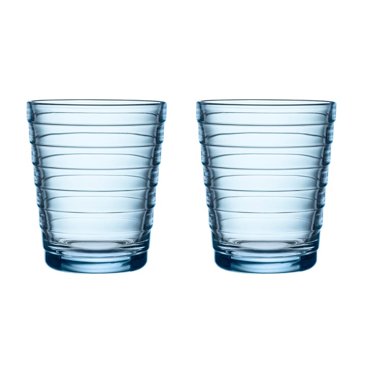 Aino Aalto dricksglas 22 cl 2-pack - Aqua - Iittala