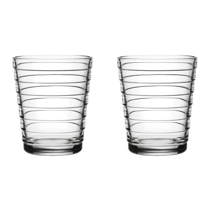 Aino Aalto dricksglas 22 cl 2-pack - klar - Iittala