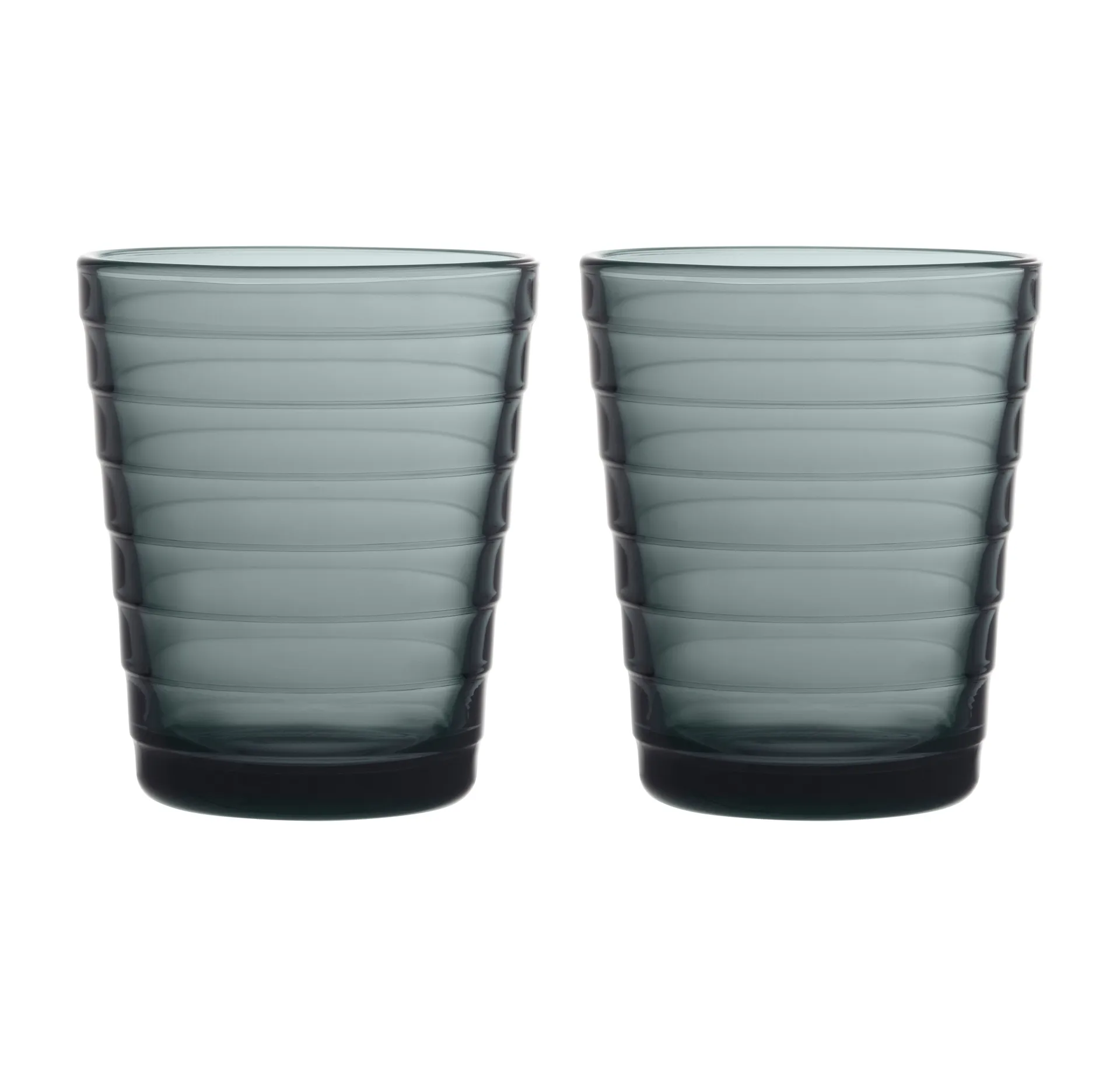 Aino Aalto dricksglas 22 cl 2-pack, Mörkgrå Iittala