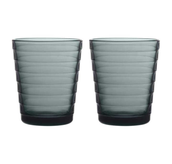 Aino Aalto dricksglas 22 cl 2-pack - Mörkgrå - Iittala