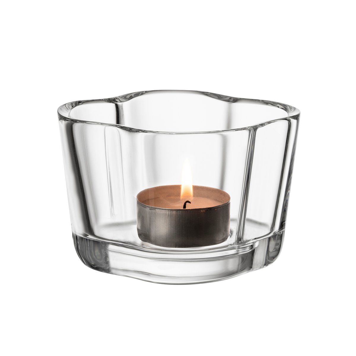 Iittala Alvar Aalto ljuslykta 60 mm Klar | Skandinavisk Design | Ljuslyktor & Ljusfat | Transparent
