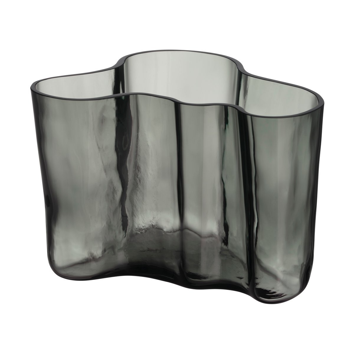 Iittala Alvar Aalto vas 140 mm Mörkgrå | Skandinavisk Design | Vaser | Grå