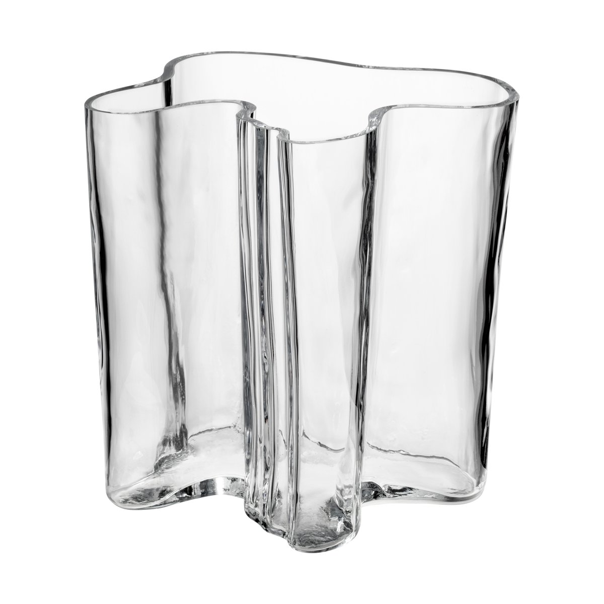 Iittala Alvar Aalto vas 200 mm Klar | Skandinavisk Design | Vaser | Transparent