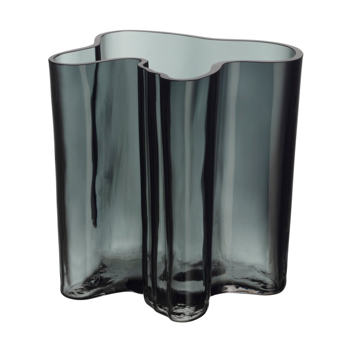 Iittala Alvar Aalto vas 200 mm Mörkgrå | Skandinavisk Design | Vaser | Grå