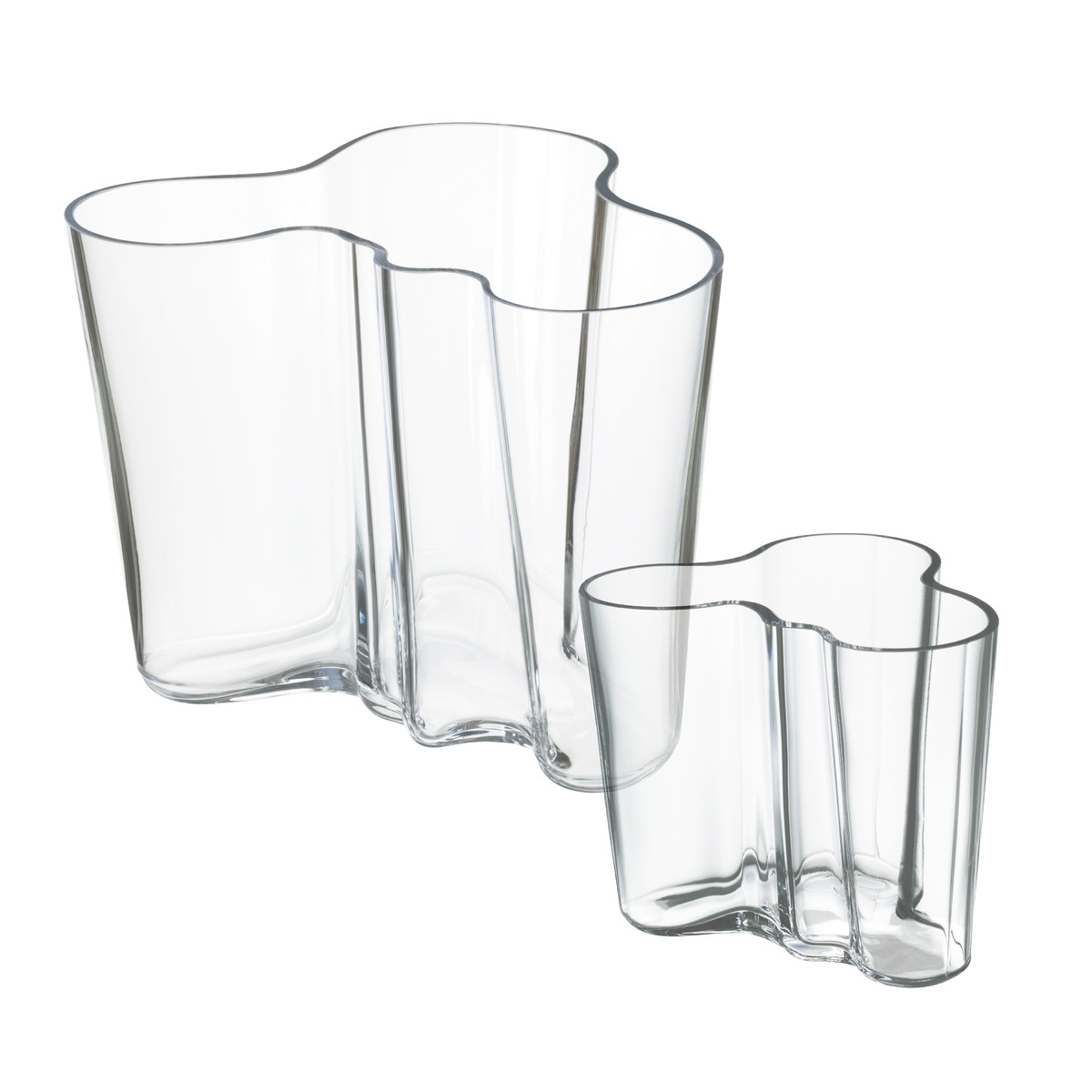 Iittala Alvar Aalto vas gåvoset Klar | Skandinavisk Design | Vaser | Transparent