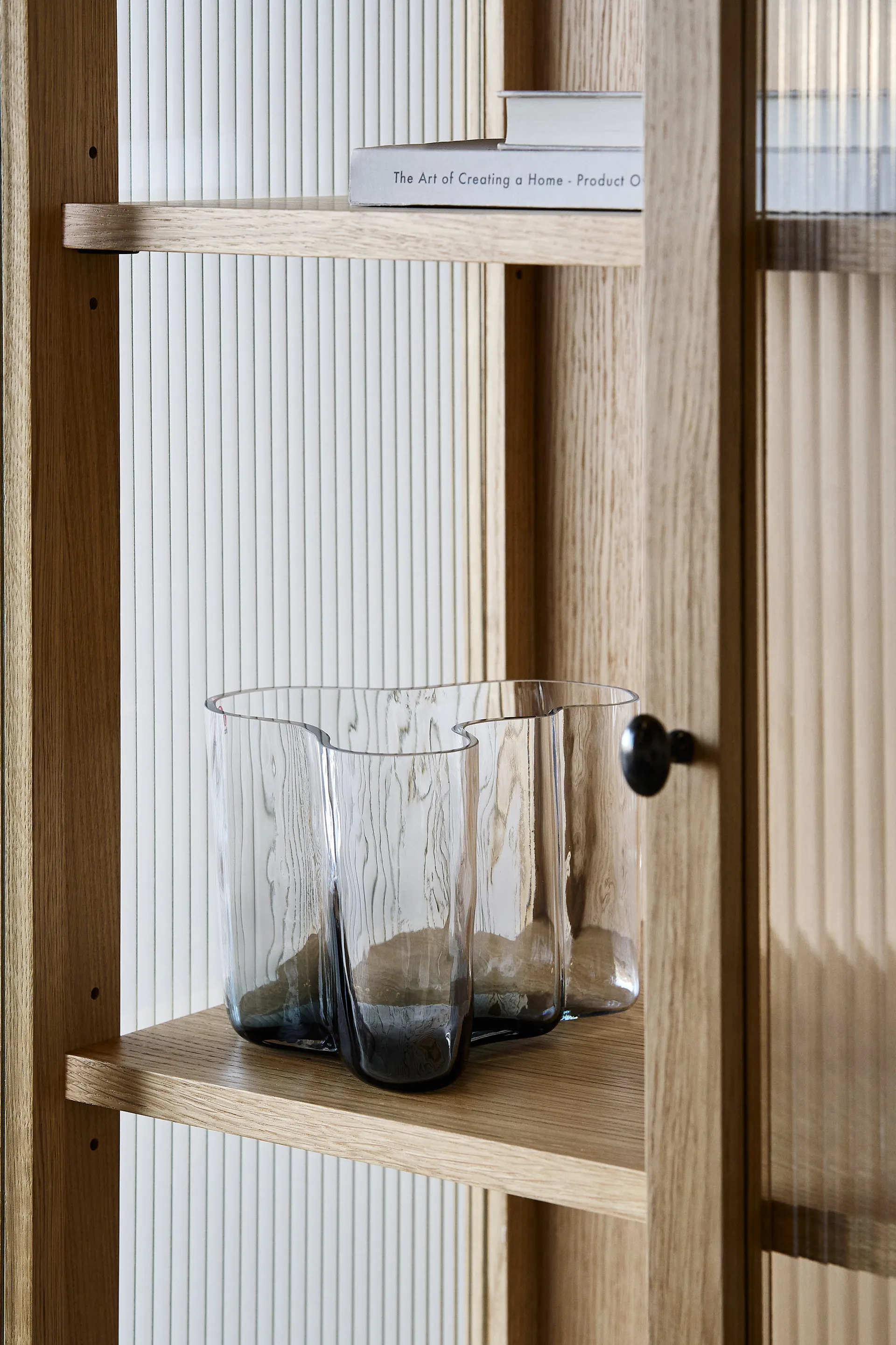 Alvar Aalto vas Limited Edition 140 mm, Klar-mörkgrå Iittala