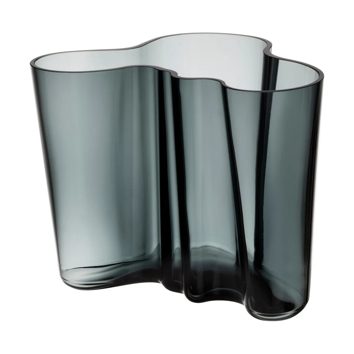 Iittala Alvar Aalto vas mörkgrå 160 mm