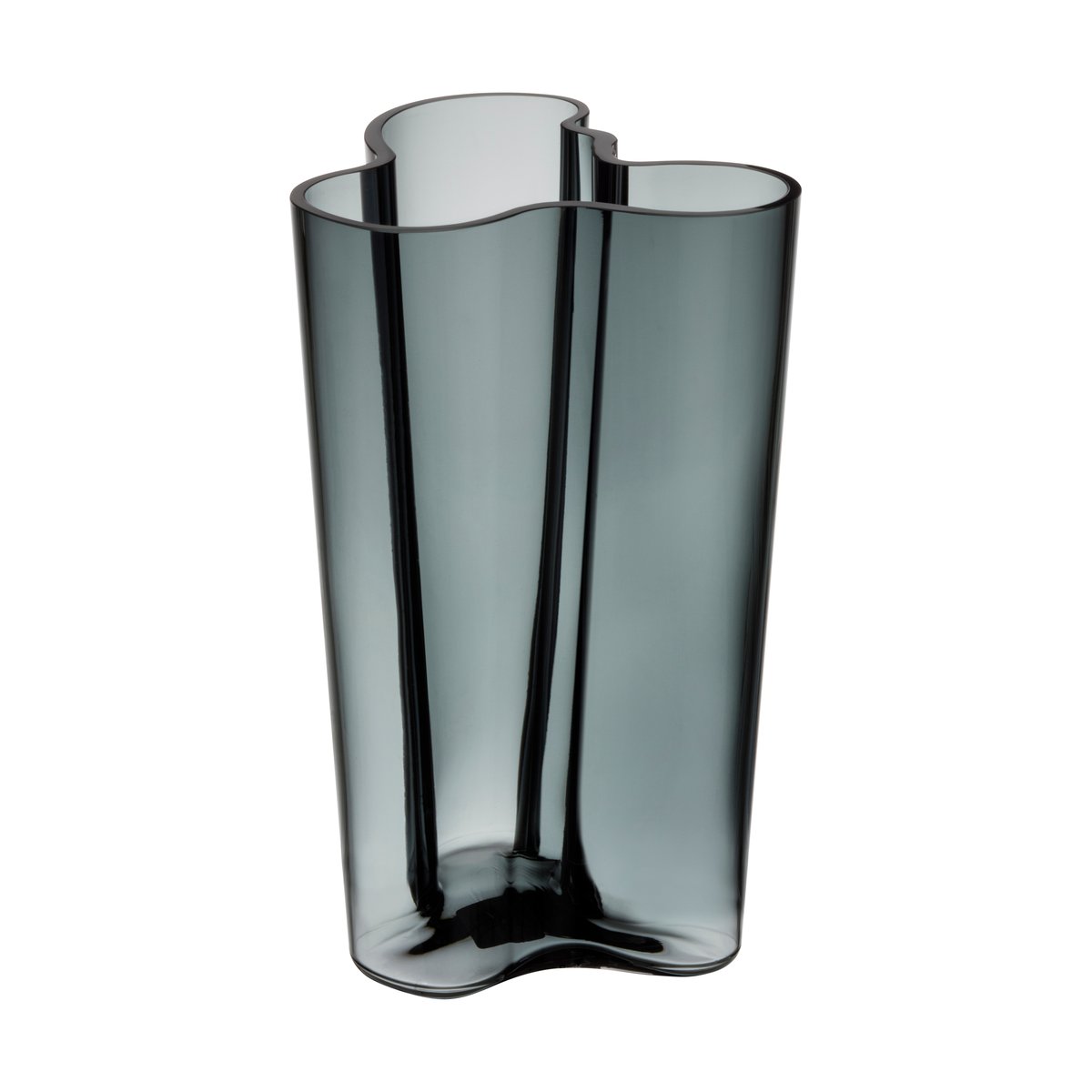 Iittala Alvar Aalto vas mörkgrå 251 mm | Skandinavisk Design | Vaser | Grå