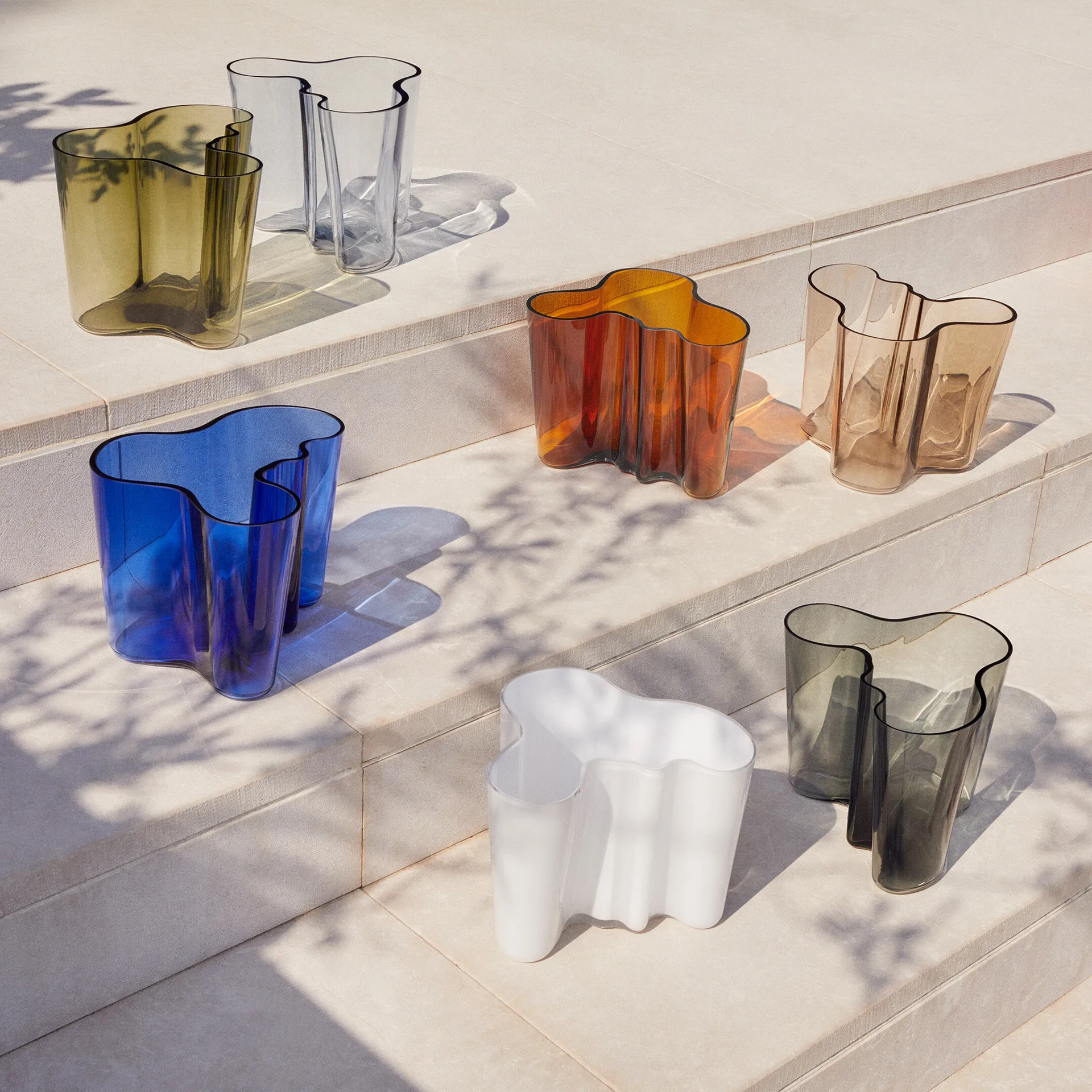 Alvar Aalto vas mossgrön, 160 mm Iittala