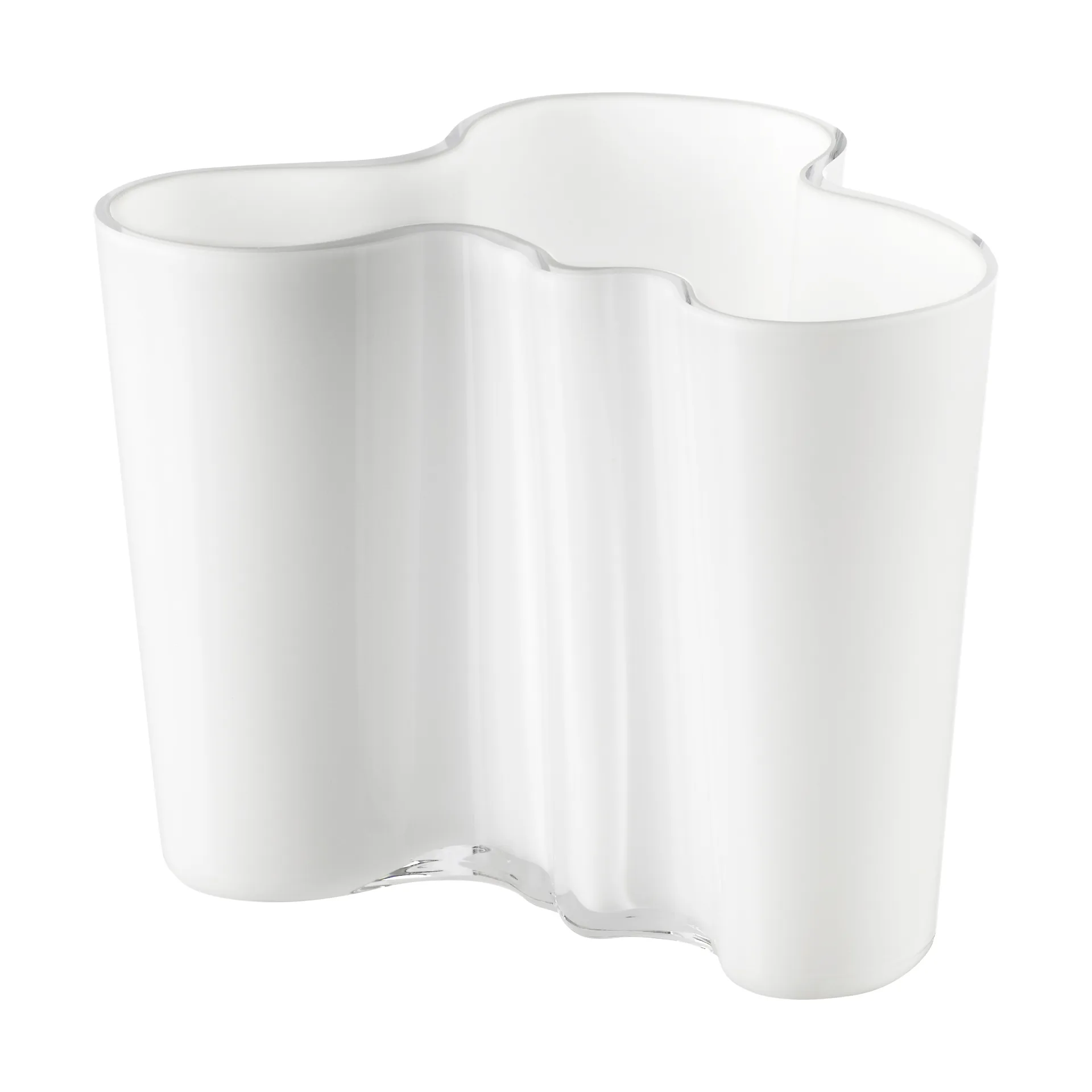 Alvar Aalto vas opal (vit), 120 mm Iittala