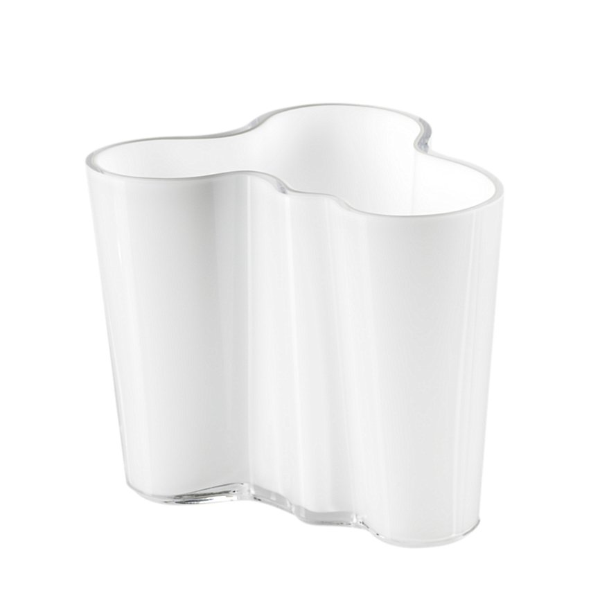 Iittala Alvar Aalto vas opal (vit) 95 mm | Skandinavisk Design | Vaser | Vit