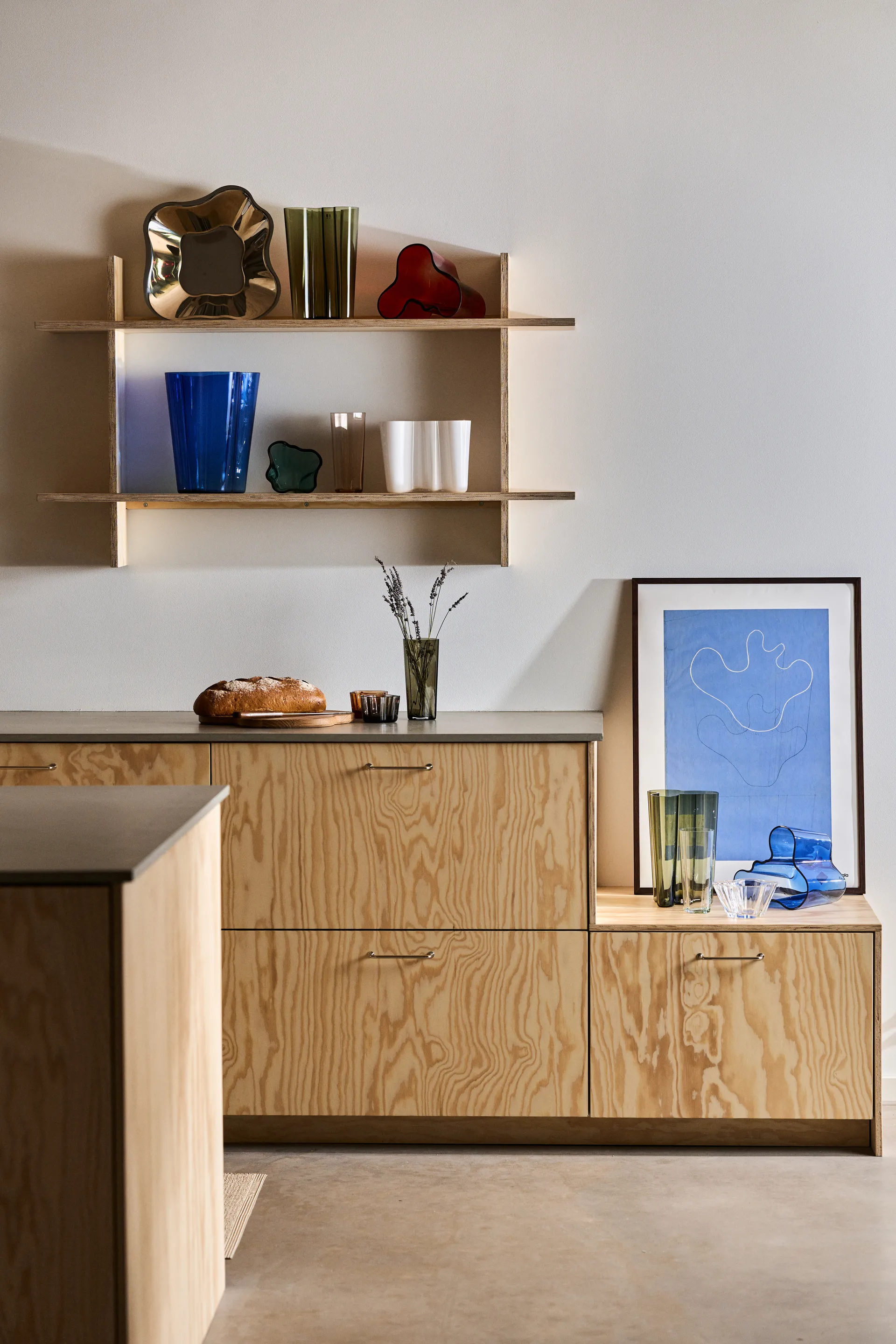 Alvar Aalto vas ultramarinblå, 270 mm Iittala