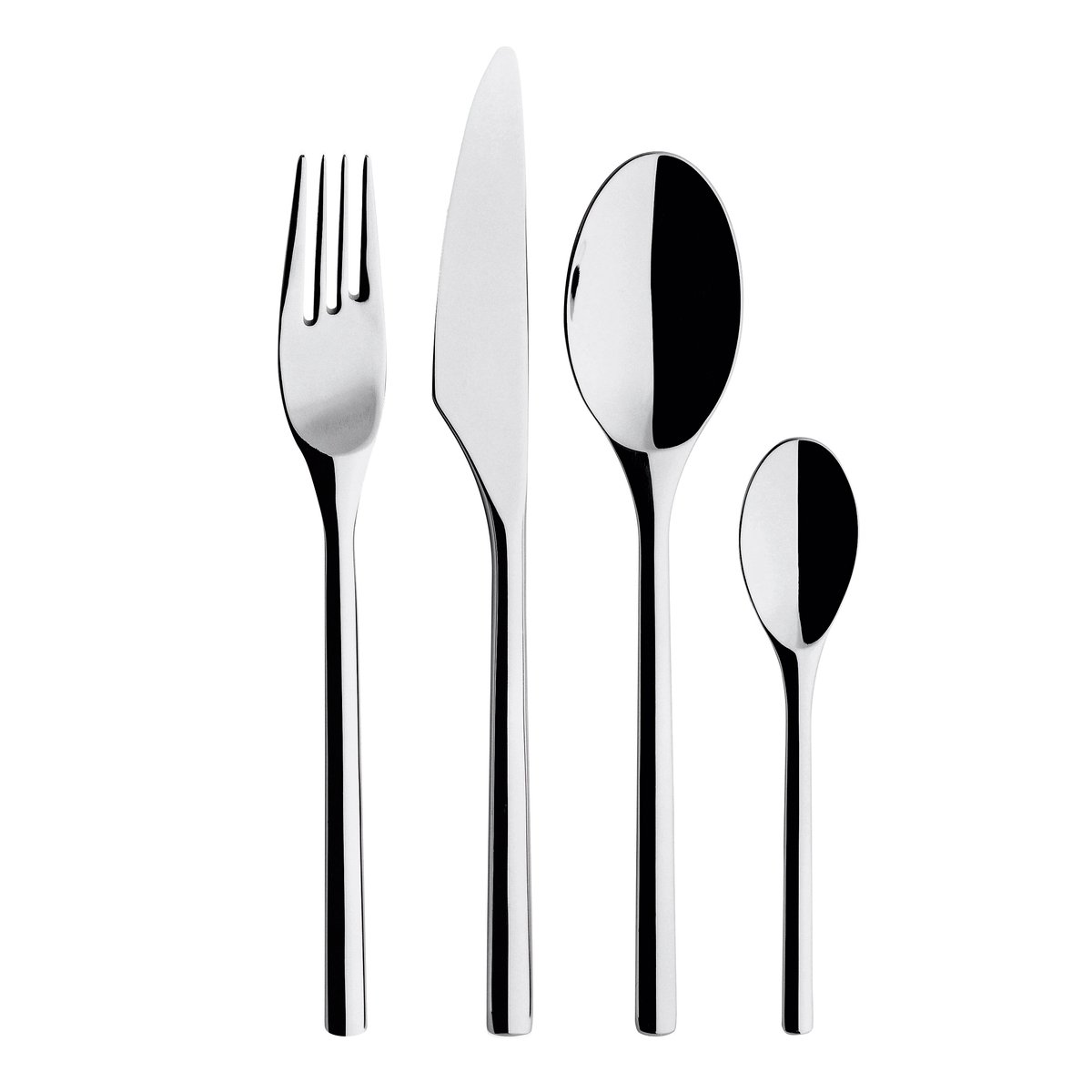 Iittala Artik bestickset 16 delar rostfritt stål | Skandinavisk Design | Bestickset | Silverfärgad