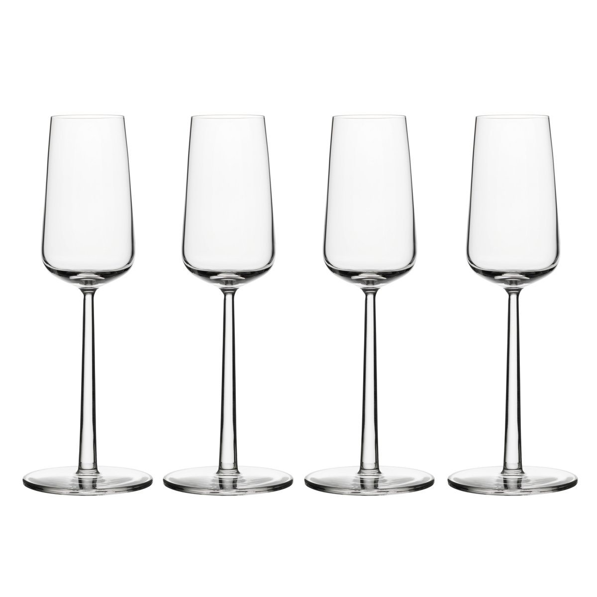 Iittala Essence champagneglas 4-pack 21 cl | Skandinavisk Design | Champagneglas | Transparent