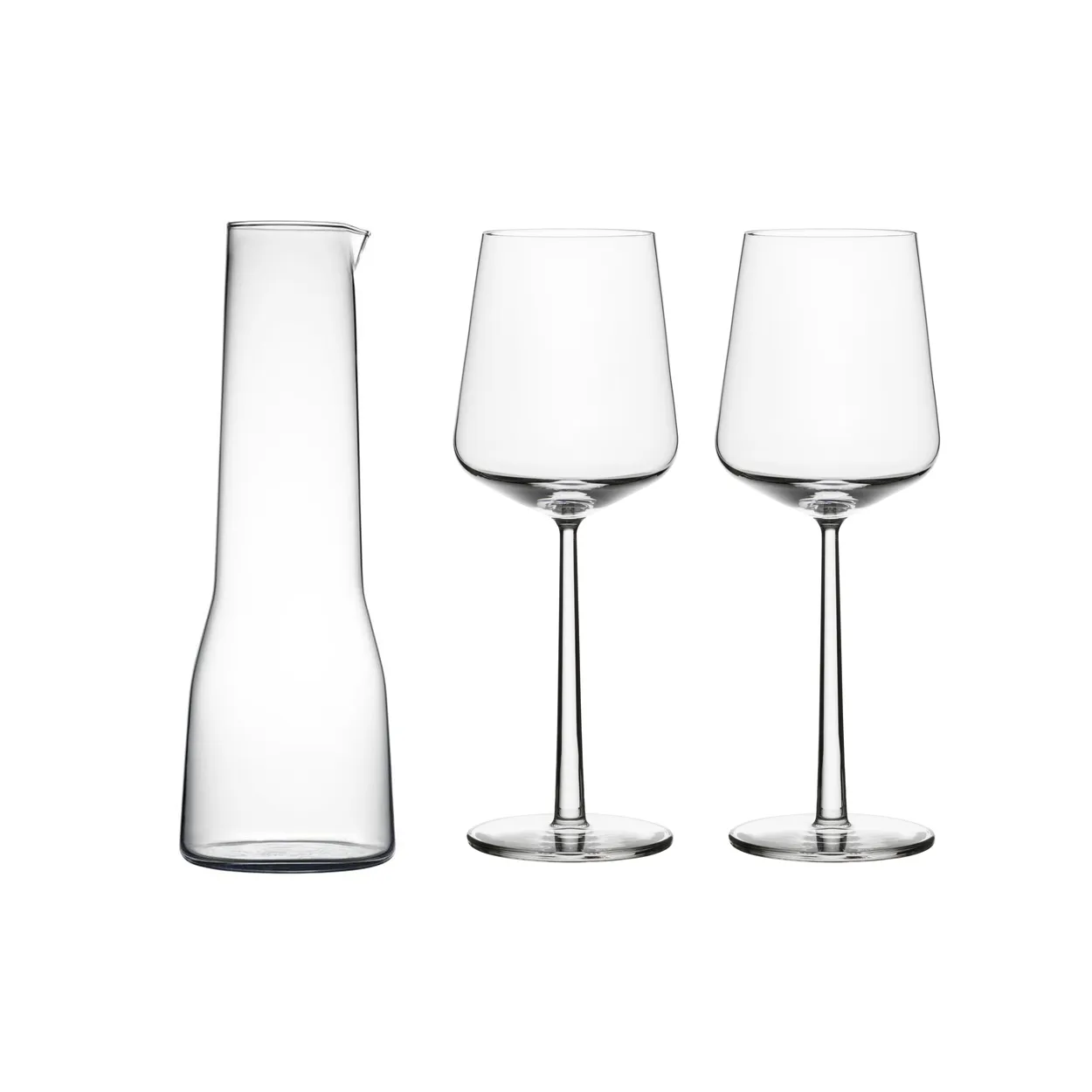 Iittala Essence karaff & vinglas 2 delar | Skandinavisk Design | Transparent