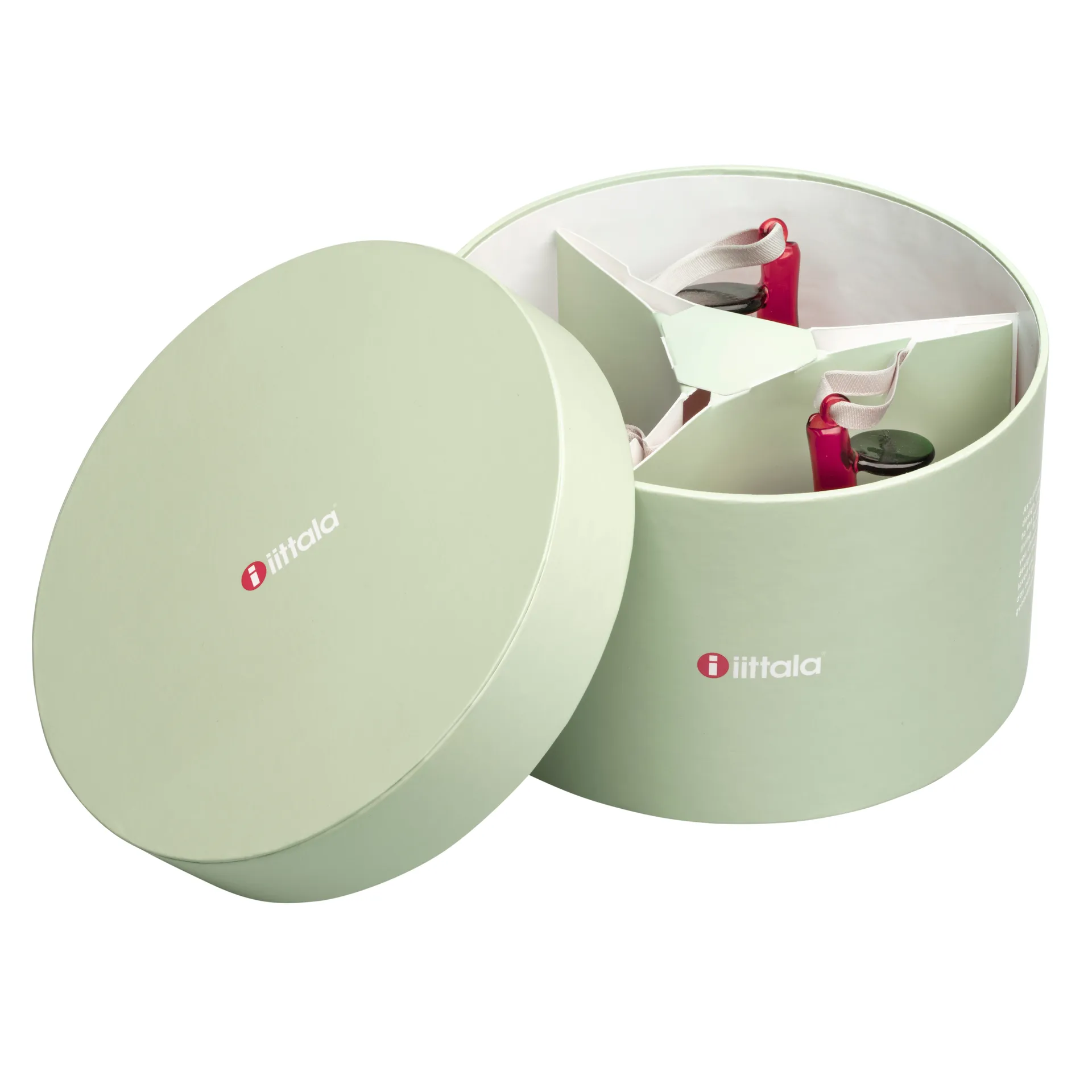 Iittala glasäpple 3-pack, Röd Iittala