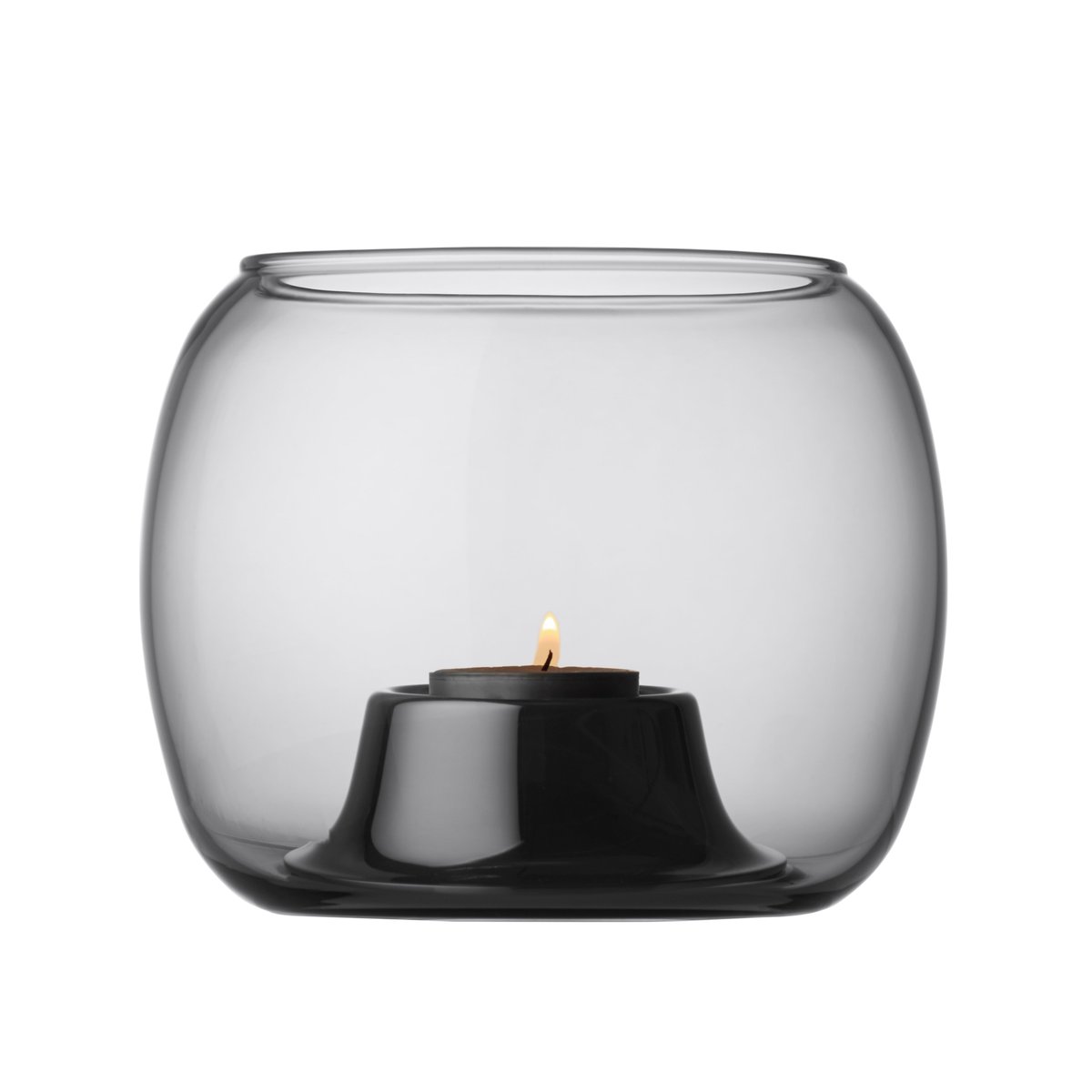 Iittala Kaasa ljuslykta grå | Skandinavisk Design | Ljuslyktor & Ljusfat | Grå
