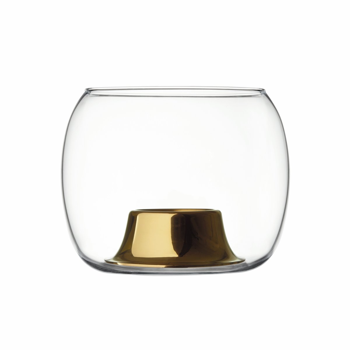 Iittala Kaasa ljuslykta klar - roseguld | Skandinavisk Design | Ljuslyktor & Ljusfat | Transparent