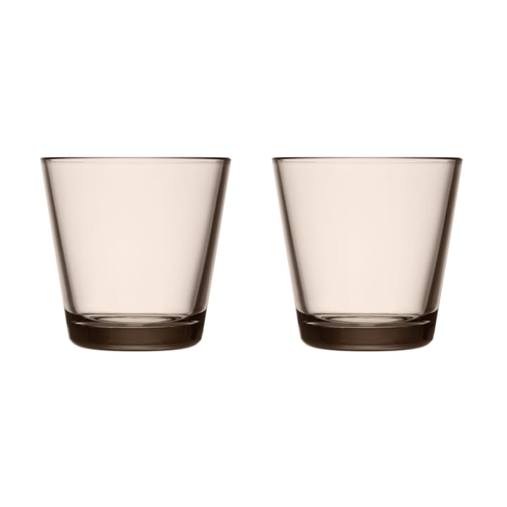 Kartio dricksglas 21 cl 2-pack - Linne - Iittala