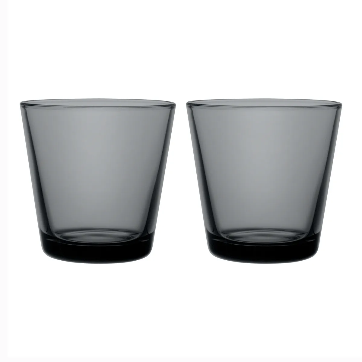 Iittala Kartio dricksglas 21 cl 2-pack Mörkgrå
