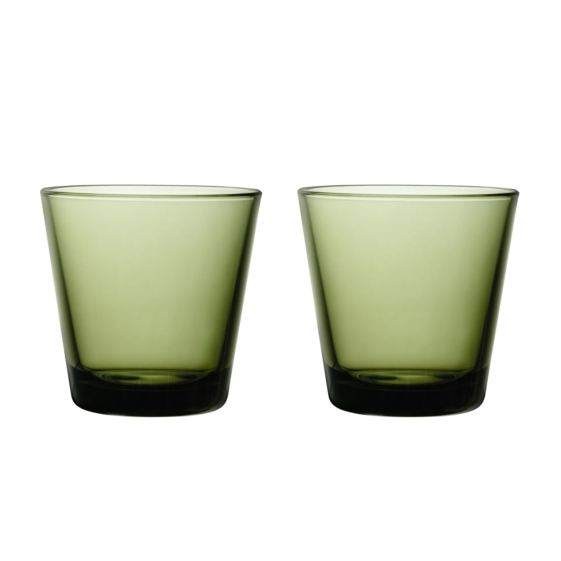 Kartio dricksglas 21 cl 2-pack, mossgrön Iittala