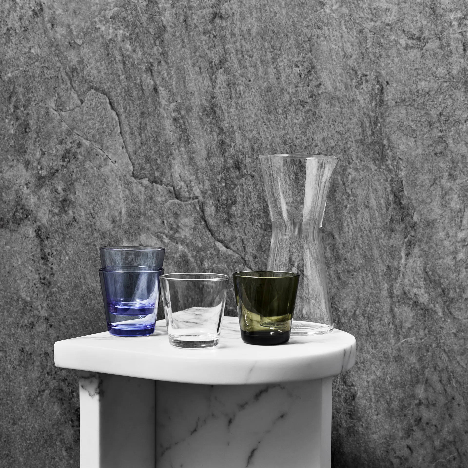 Kartio dricksglas 21 cl 2-pack, mossgrön Iittala