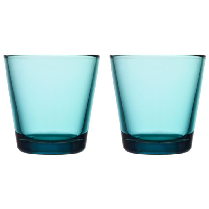 Kartio dricksglas 21 cl 2-pack - sjöblå - Iittala