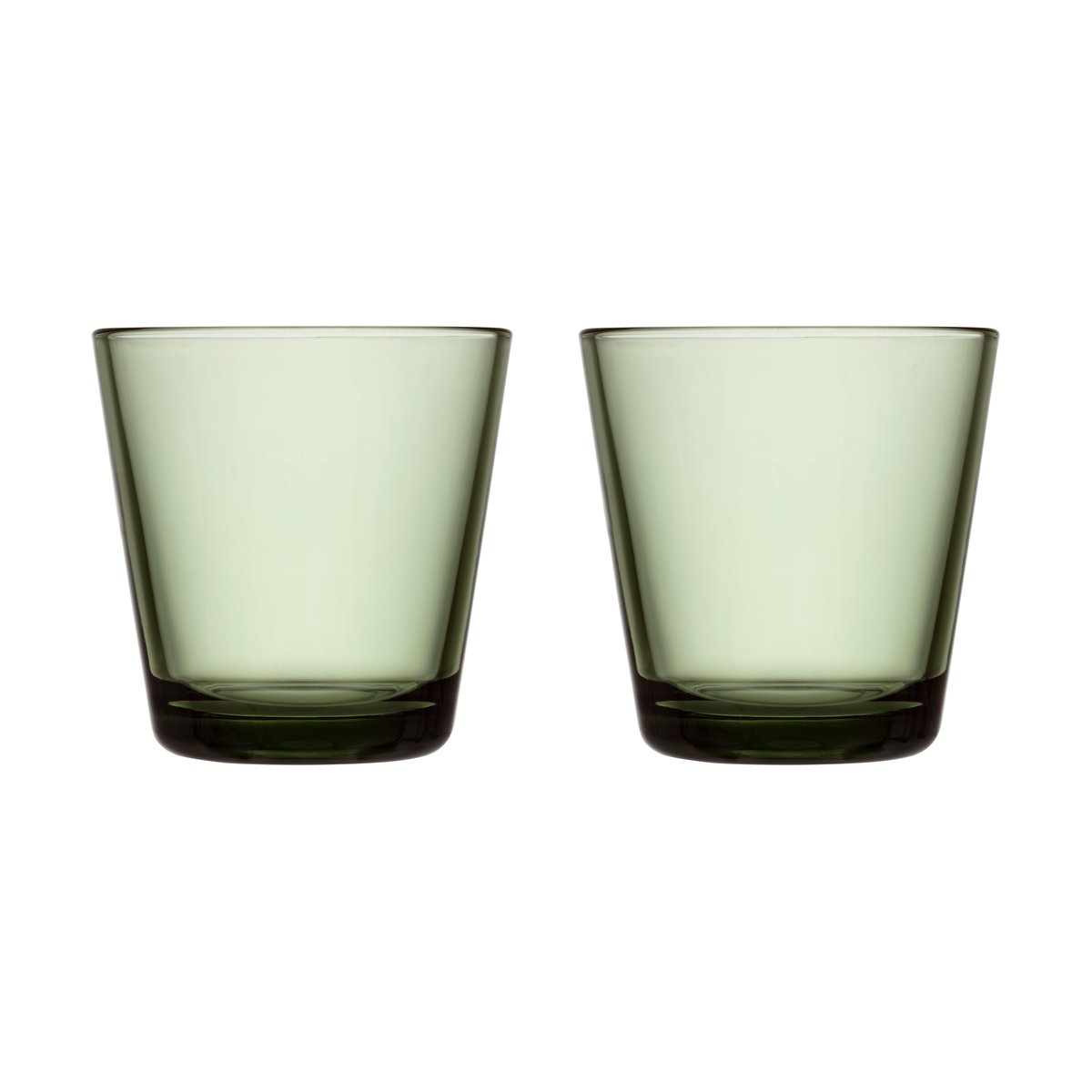 Iittala Kartio dricksglas 21 cl 2-pack Tallgrön | Skandinavisk Design | Dricksglas | Grön