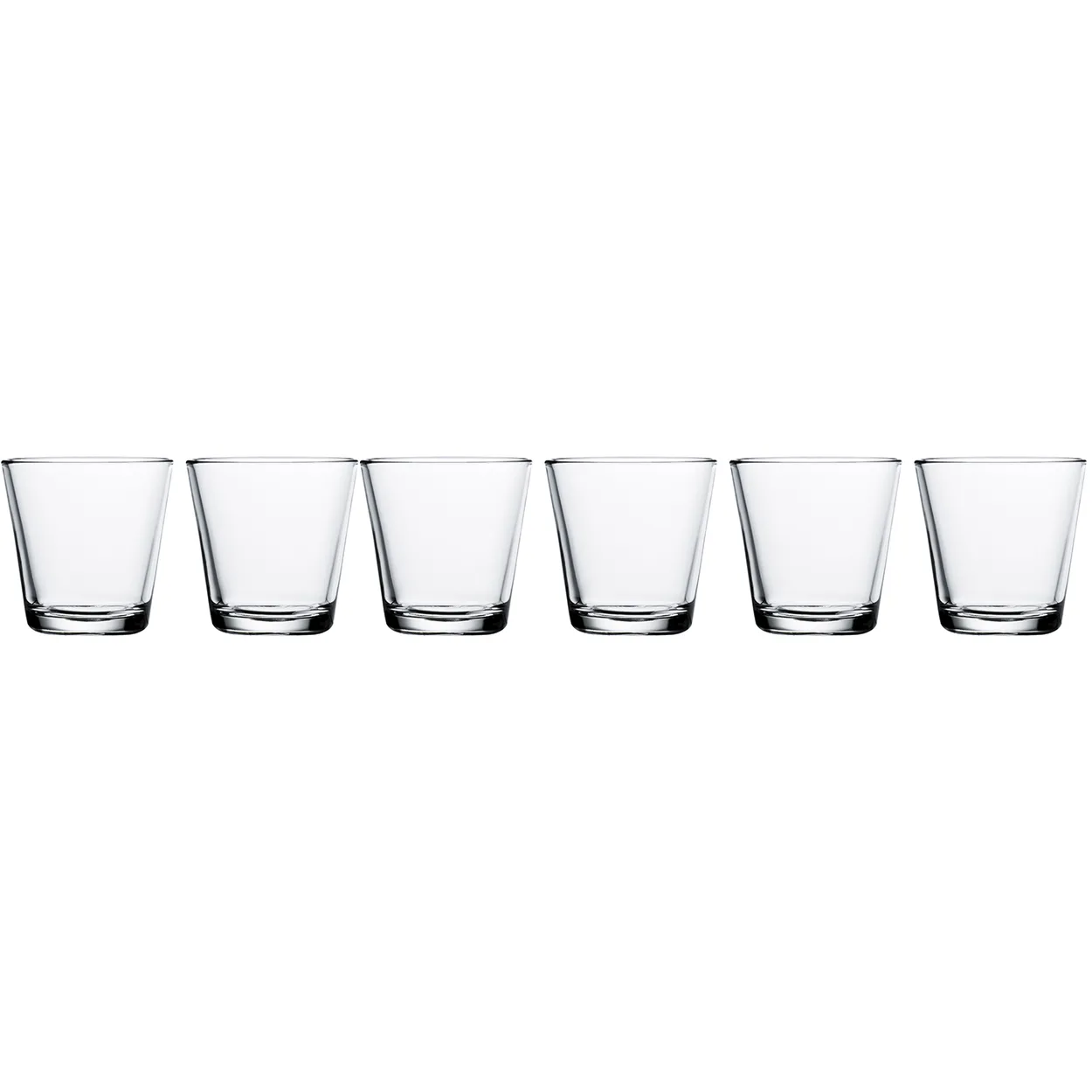 Iittala Kartio dricksglas 21 cl 6-pack Klar | Skandinavisk Design | Dricksglas | Transparent