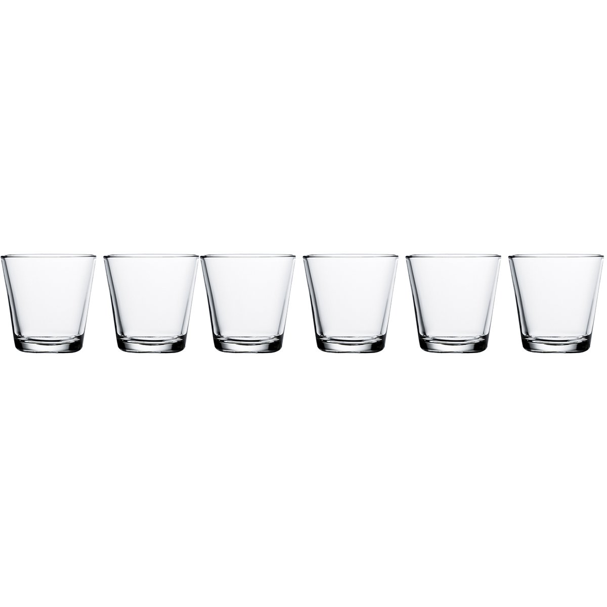 Iittala Kartio dricksglas 21 cl 6-pack Klar | Skandinavisk Design | Dricksglas | Transparent