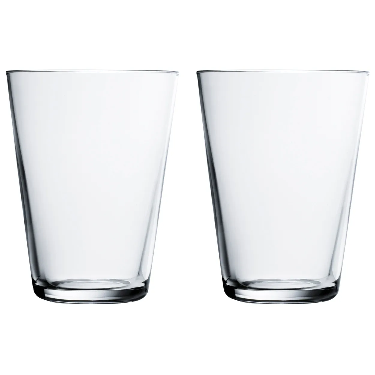 Iittala Kartio dricksglas 40 cl 2-pack klar | Skandinavisk Design | Dricksglas | Transparent