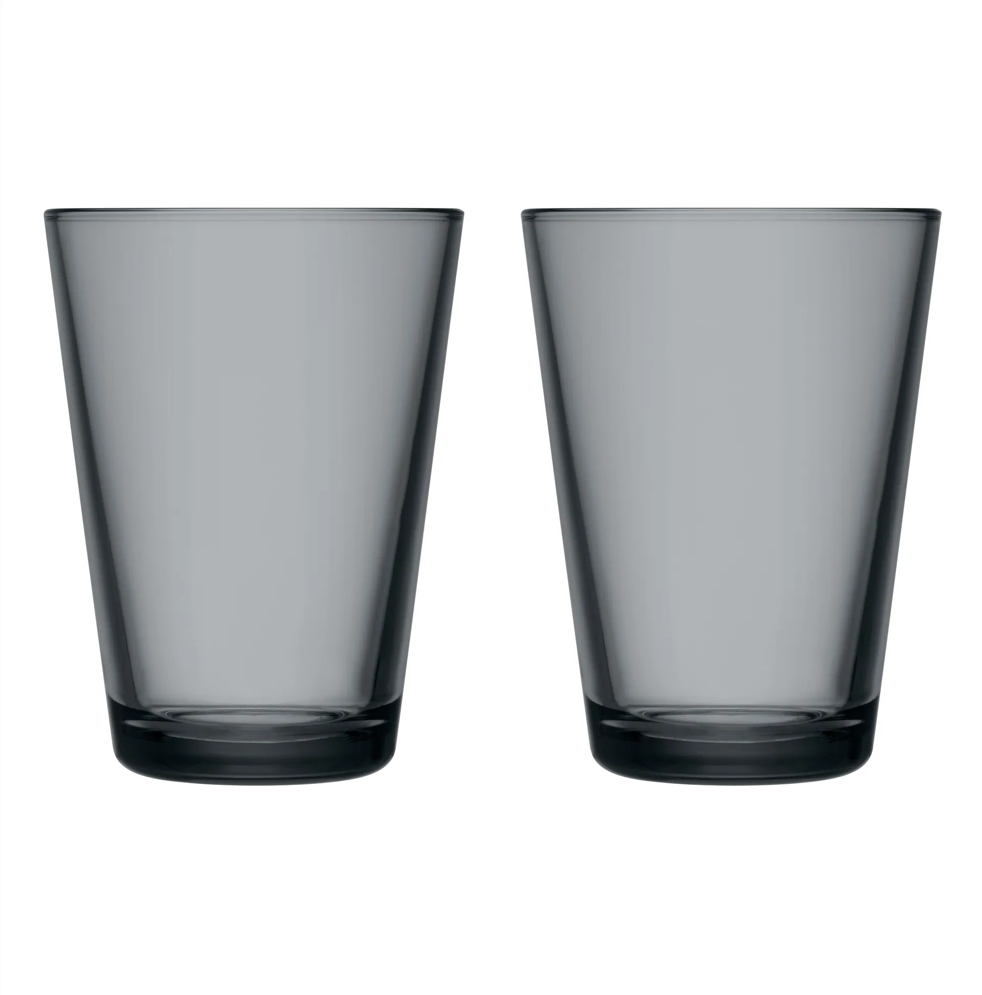 Kartio dricksglas 40 cl 2-pack, Mörkgrå Iittala
