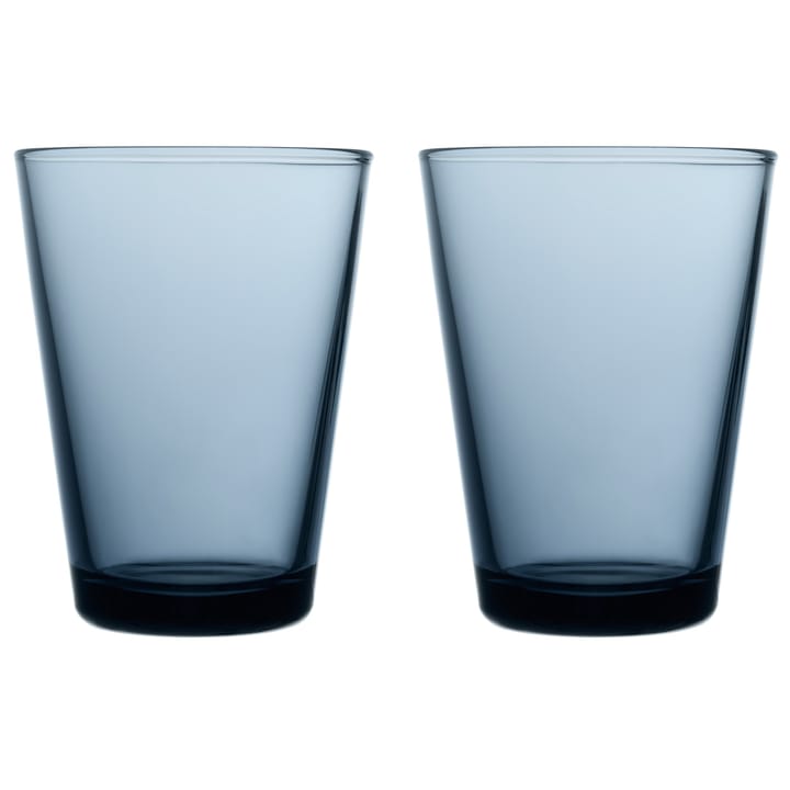 Kartio dricksglas 40 cl 2-pack - regn (blå) - Iittala