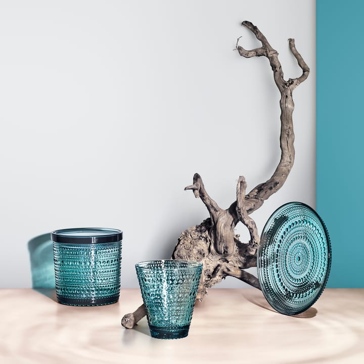 Kastehelmi assiett Ø17 cm, Havsblå Iittala