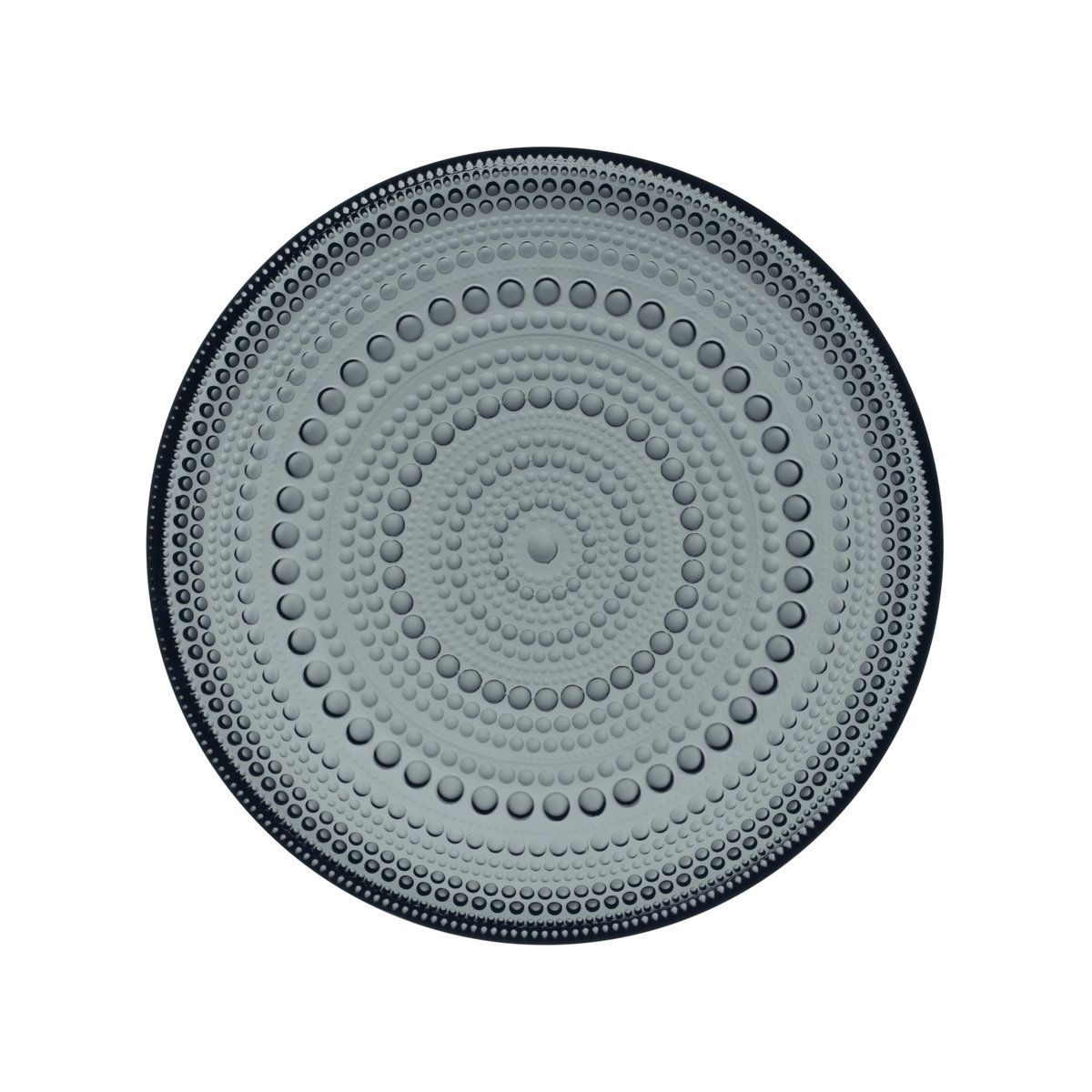 Iittala Kastehelmi assiett 17 cm Mörkgrå | Skandinavisk Design | Assietter | Grå