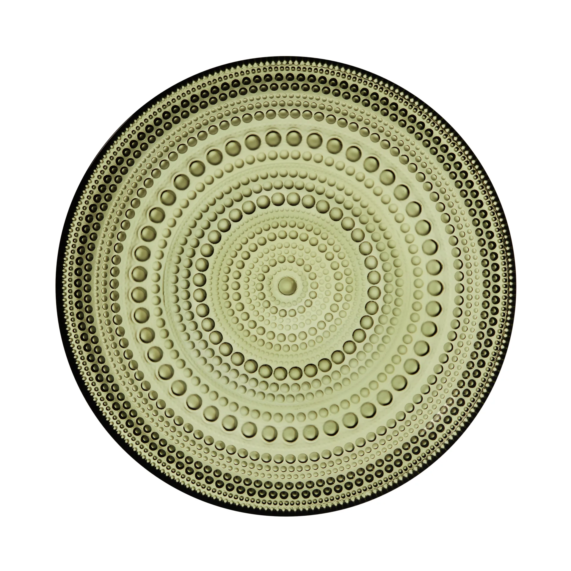 Kastehelmi assiett Ø17 cm, mossgrön Iittala