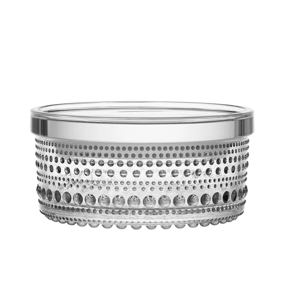 Iittala Kastehelmi burk liten klar | Skandinavisk Design | Förvaringsburkar | Transparent