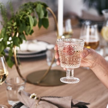 Kastehelmi dricksglas på fot 26 cl 2-pack - Klar - Iittala