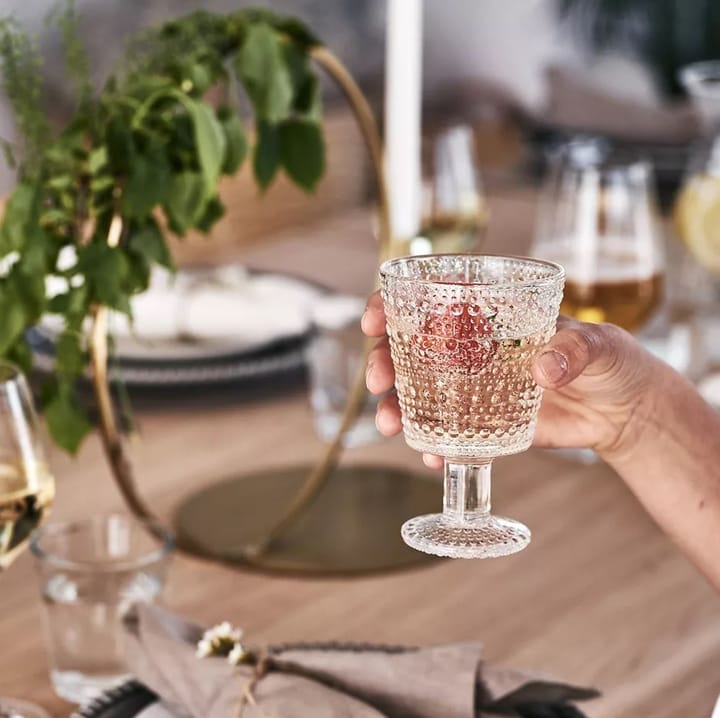 Kastehelmi dricksglas på fot 26 cl 4-pack - Klar - Iittala