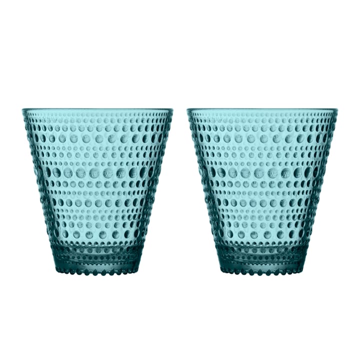 Kastehelmi glas 30 cl 2-pack - havsblå - Iittala
