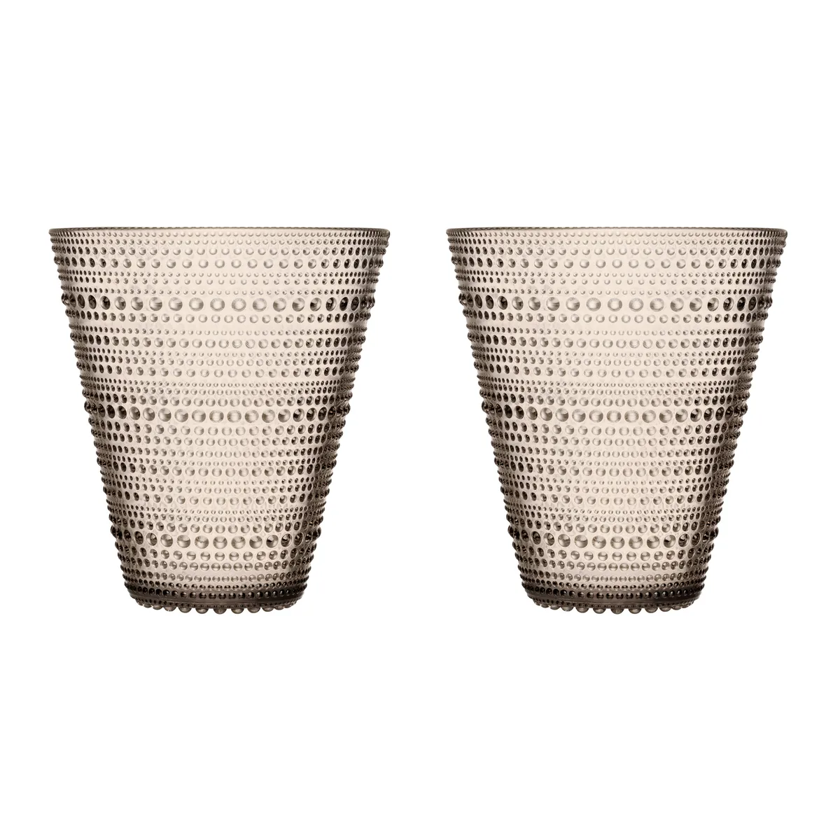 Iittala Kastehelmi glas 30 cl 2-pack Linne