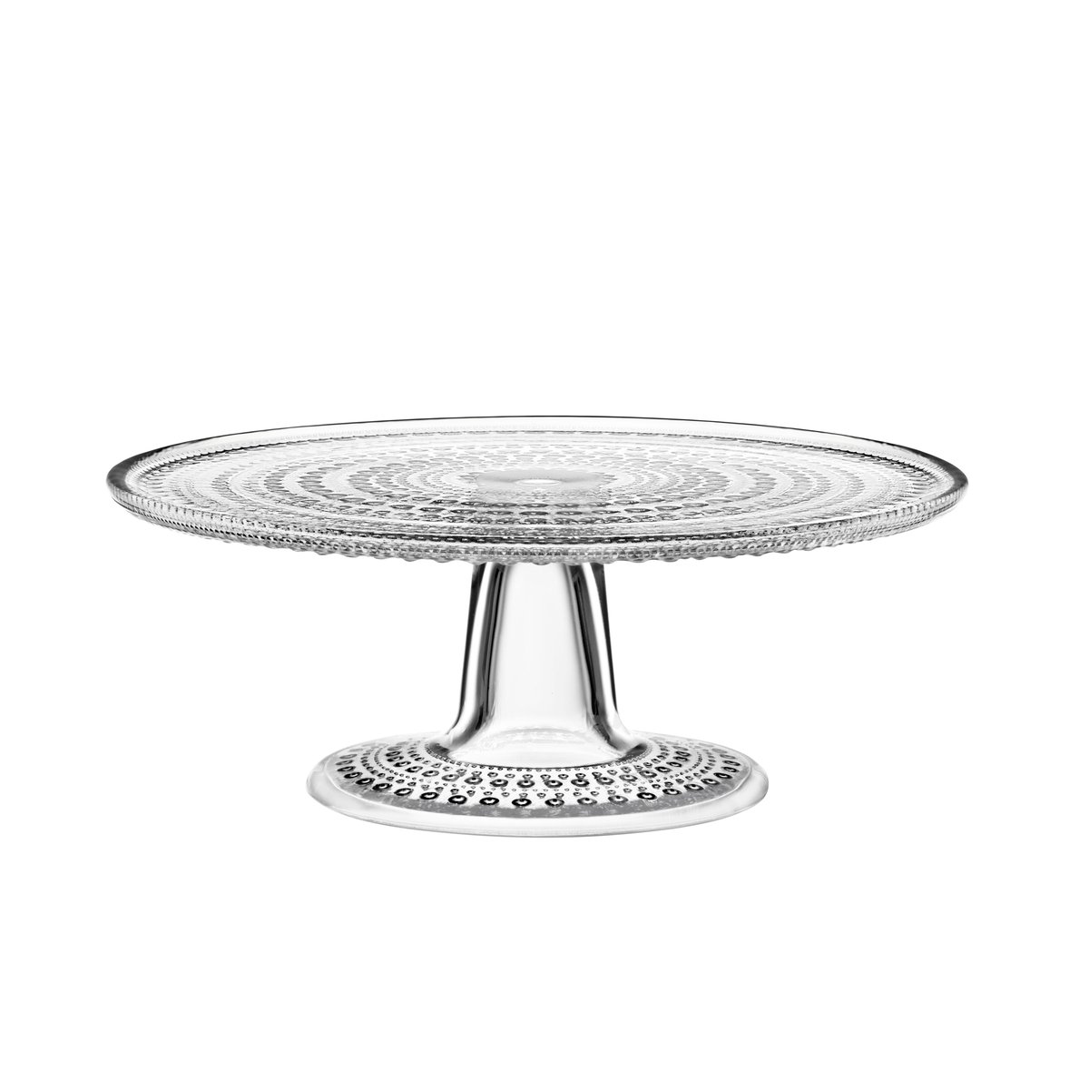 Iittala Kastehelmi kakfat litet klar | Skandinavisk Design | Serveringsfat & Uppläggningsfat | Transparent
