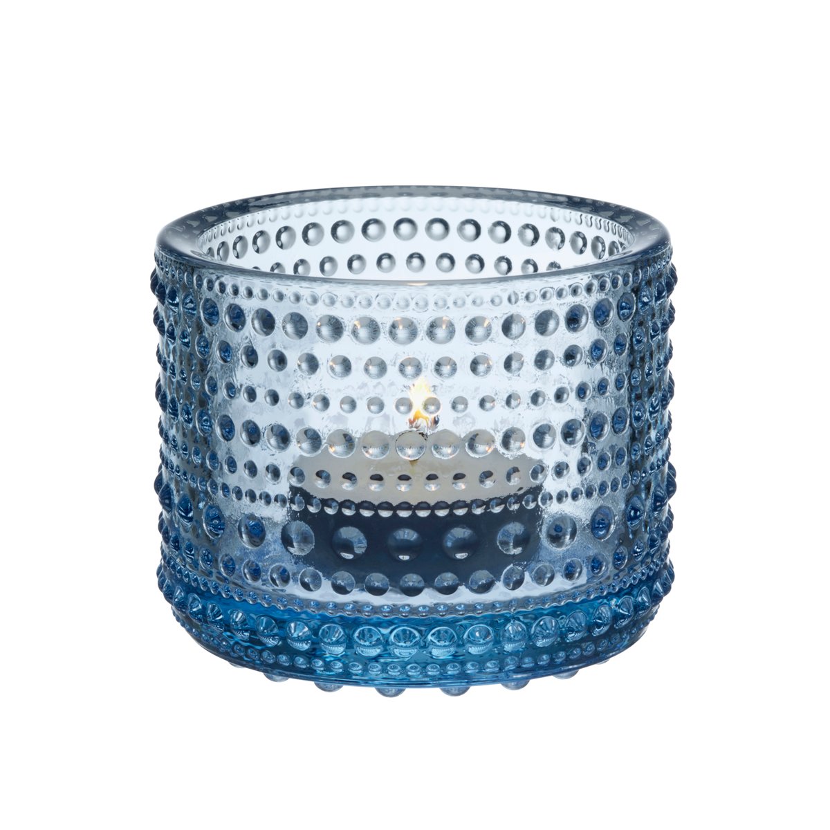 Iittala Kastehelmi ljuslykta 64 mm Aqua | Skandinavisk Design | Ljuslyktor & Ljusfat | Blå