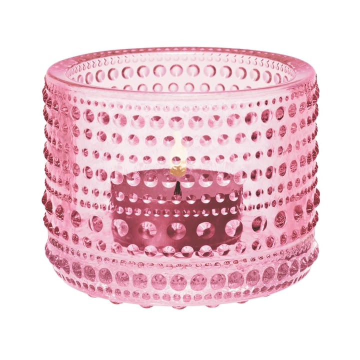 Kastehelmi ljuslykta 64 mm, blekrosa Iittala
