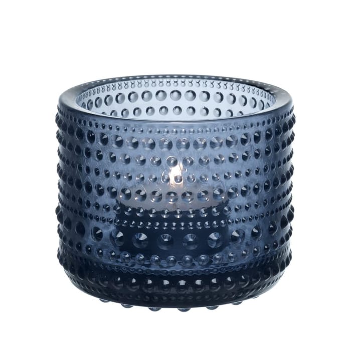 Kastehelmi ljuslykta 64 mm - regn (blå) - Iittala