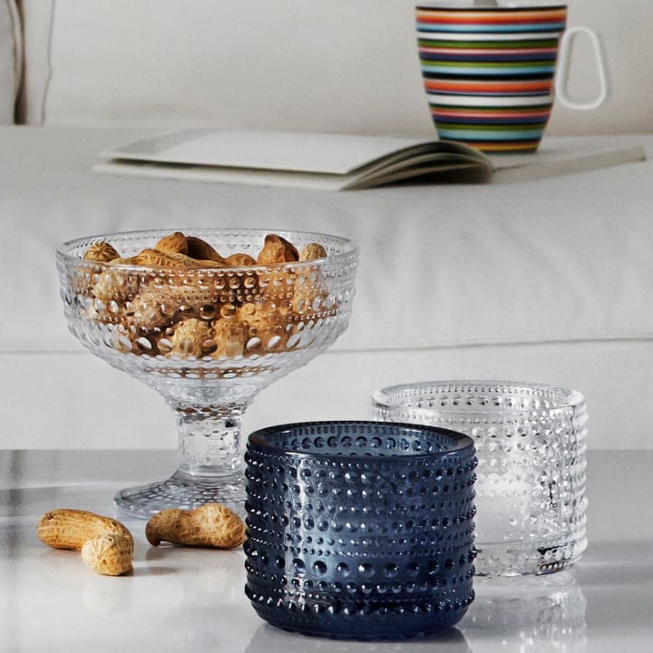 Kastehelmi ljuslykta 64 mm - regn (blå) - Iittala